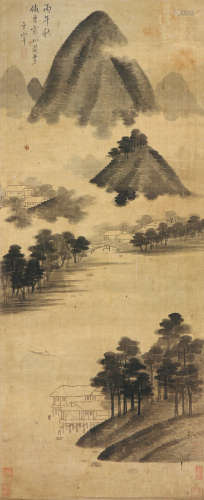 董其昌(1555-1636)秋山图