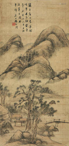 杨伯润(1837-1911)松山隐舍