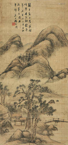 杨伯润(1837-1911)松山隐舍