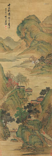 蓝瑛(1585-1664)云林秋霁