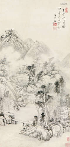 王时敏(1592-1680)拟古人笔意