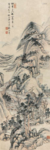 张谷年(1905-1987)秋山图