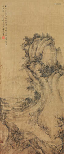 王原祁(1642-1715)古径幽谷