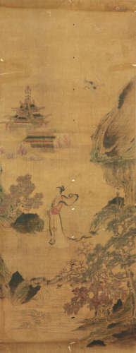 仇英(1498-1552)秋游图