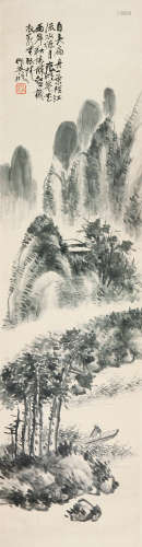 蒲华(1832-1911)清江泛舟