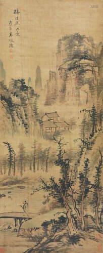 高凤翰(1683-1749)高士盼秋图