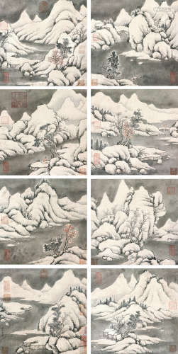 燕文贵 雪景山水