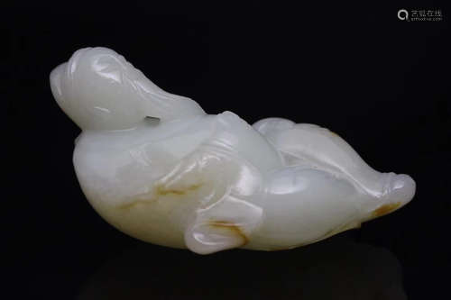 HETIAN JADE LIBAI PENDANT