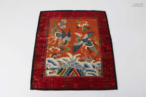 A chinese embroidery