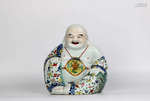 A chinese porcelain statue