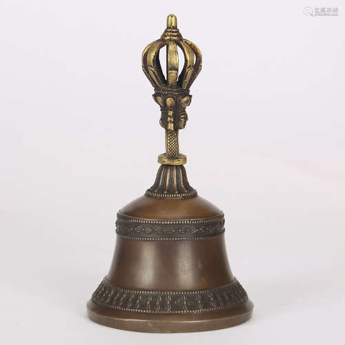 CHINESE TIBETAN BRONZE BELL