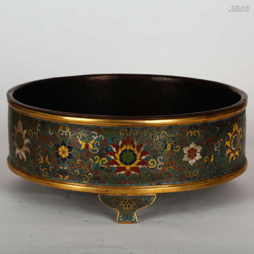 CHINESE CLOISONNE CENSER