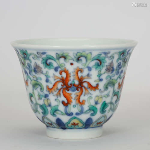 CHINESE WUCAI PORCELAIN BOWL