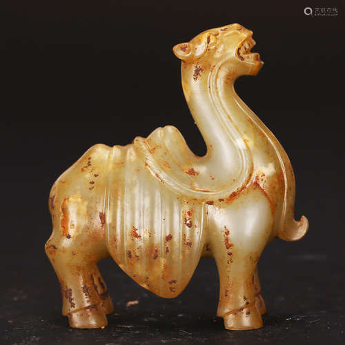 CHINESE JADE CARVED CAMEL