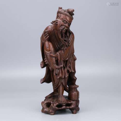 CHINESE BOXWOOD FISHMAN