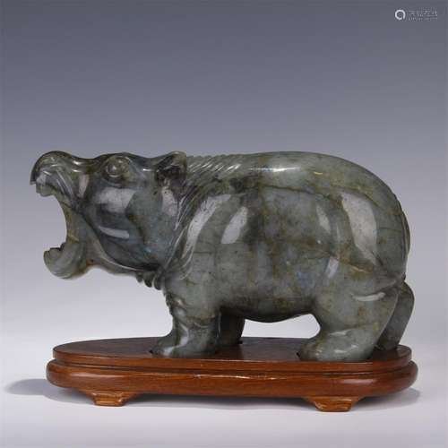 CHINESE JADE HIPPO