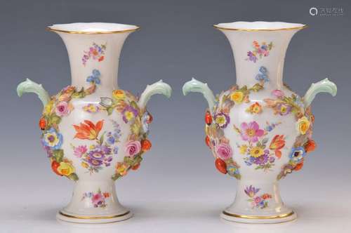 Pair of vases, Meissen