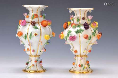 Pair of vases, Meissen
