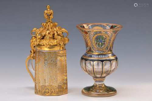 lidded stein, Bohemia