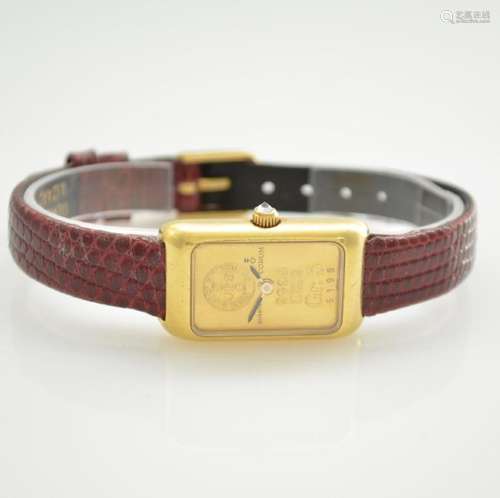 CORUM 5 Gr. gold bar ladies wristwatch