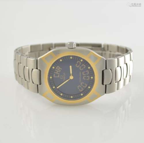 OMEGA Polaris multifunctional wristwatch in steel/gold