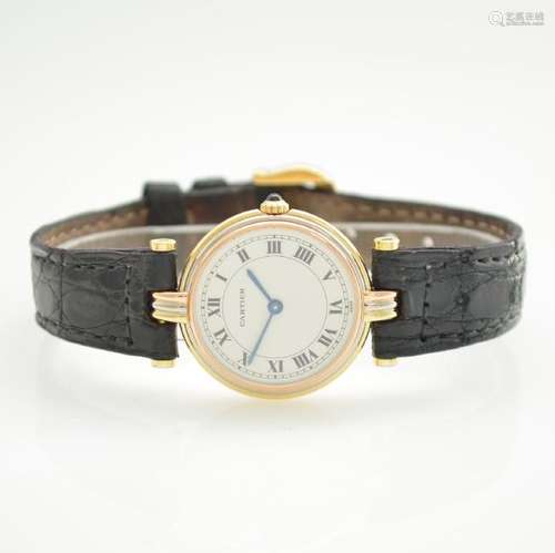 CARTIER Vendome Trinity 18k gold ladies wristwatch