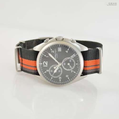 HAMILTON gents wristwatch with chronograph