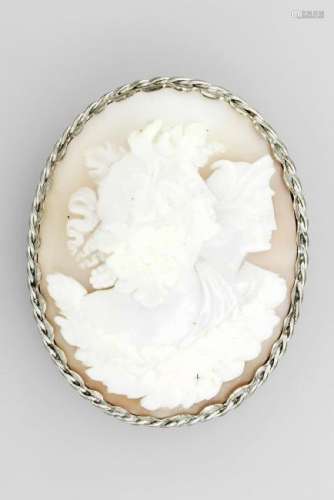 Pendant/brooch with cameo, Italy approx. 1880s