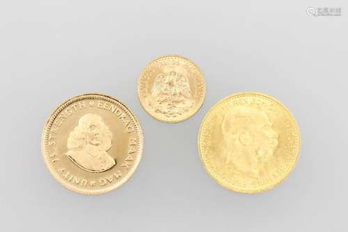 Lot 3 gold coins