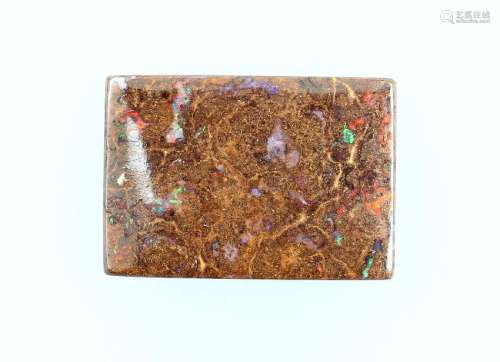 Boulder opal plate