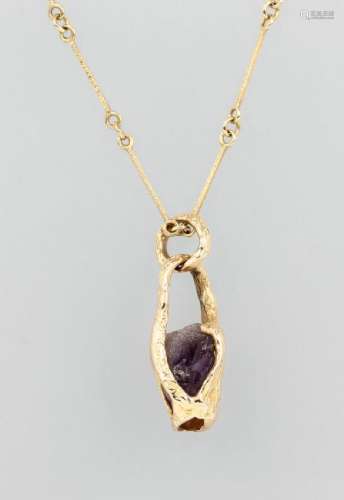 LAPPONIA 14 kt gold necklace with amethyst