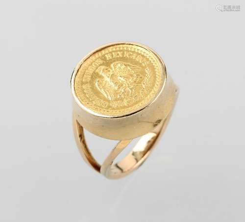 Coin ring, 2.5 Pesos, Mexico