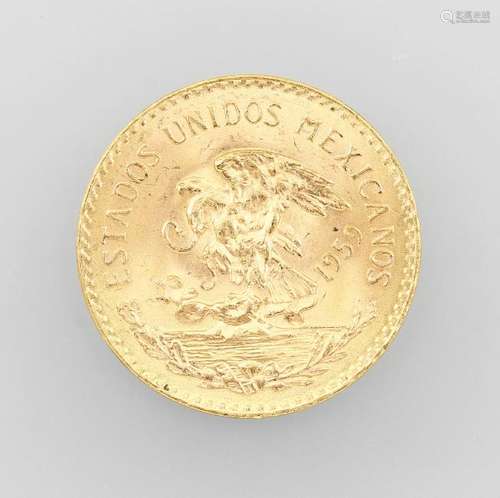 Gold coin, 20 Pesos, Mexico, 1959