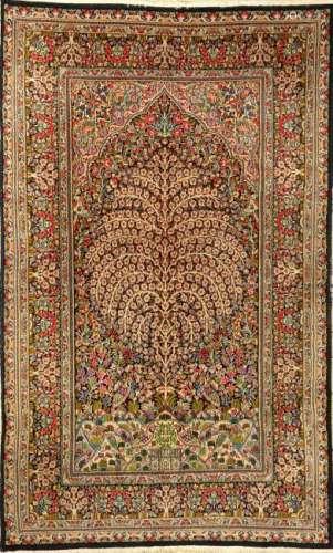 Kirman-Lawer Rug (Tree Design),