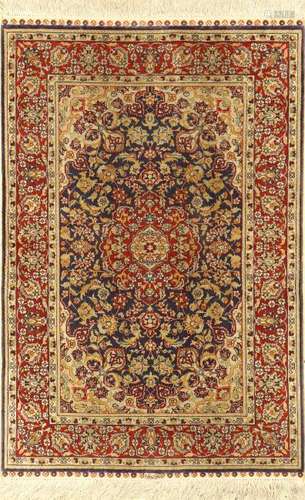 Fine Chinese Silk Hereke Rug,