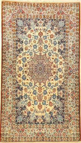Fine 'Part-Silk' Isfahan Rug,