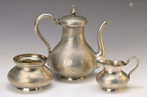 Silver coffee set