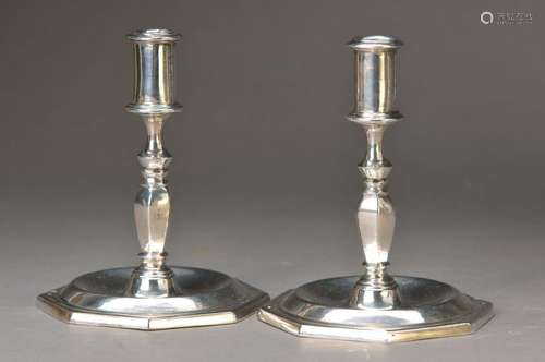 A pair of candlesticks