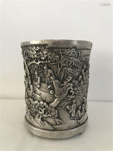 Chinese Brush pot , Mark