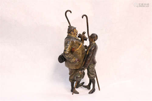 Vienna Bronze Polychrome Boys Group