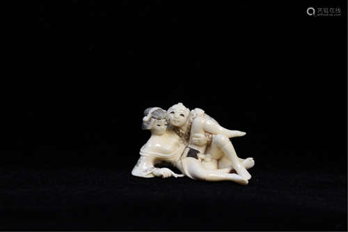 Japanese Erotic Figural Group