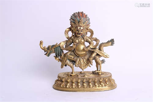 Chinese Gilt Bronze Buddha