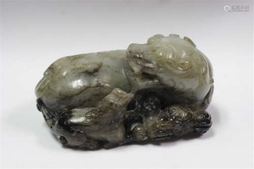 Chinese Jade Carved Cong