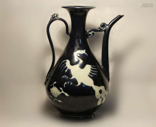 Chinese Blue and White Winepot