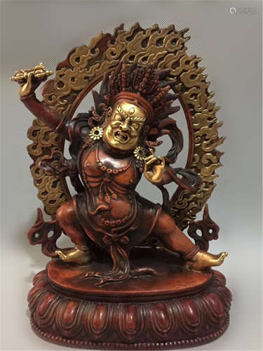 Chinese Gilt Bronze Seating Buddha