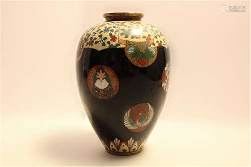 A Japanese Cloisonne Vase