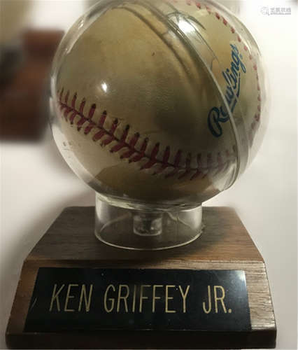 Baseball Signed by Ken Griffey JR