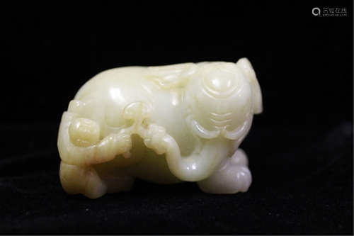 Two Chinese Jade Carved Censers