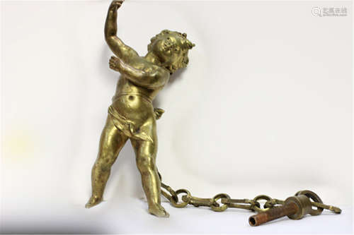 Two Bronze Cupid Group