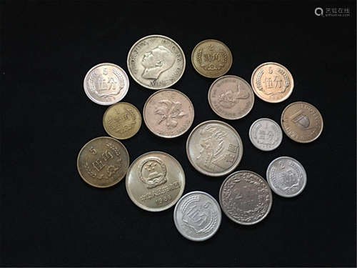 A Group of Chinese Coins